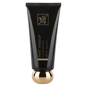 کرم پودر مات SPF15 مای سری بلک دایموند مناسب پوست چرب حجم 35 میل My Black Diamond Matte Foundation SPF15 For Oily Skins 35ml