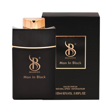 عطر جیبی مردانه برندینی مدل Man in Black حجم 25 میلی لیتر
