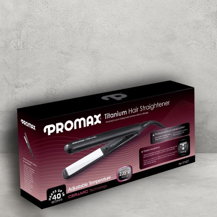 خرید اتو مو تیتانیوم پرومکس مدل 5742T