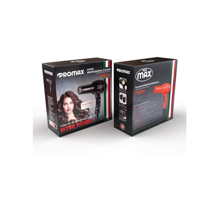 خرید سشوار ایتالیایی پرومکس 2000 وات مدل 7854n