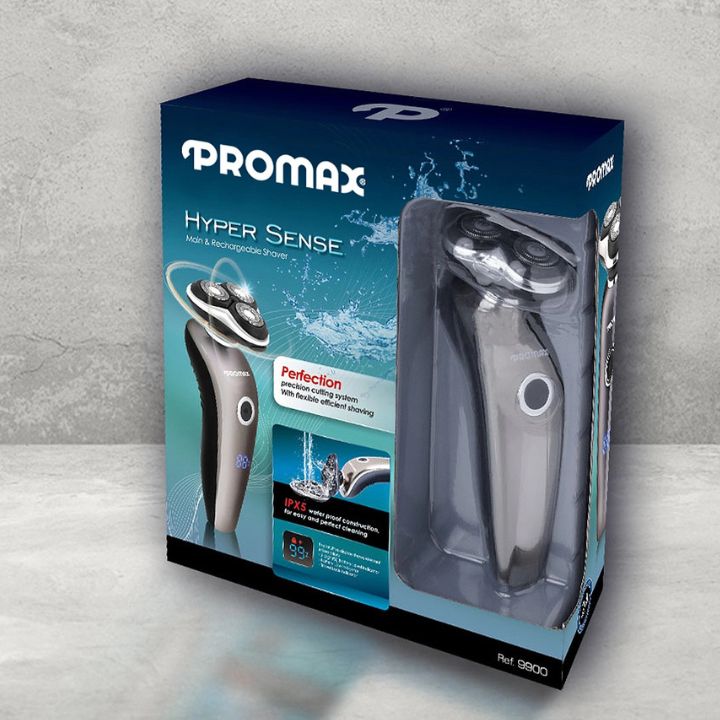 خرید ریش تراش سه تیغ پرومکس مدل 9900