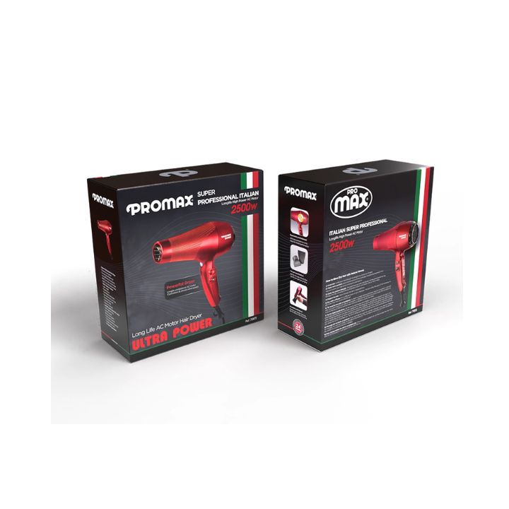 خرید سشوار ایتالیایی پرومکس 2500 وات مدل 7865