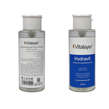 خرید میسلار واتر پوست های خشک Hydravit ویتالیر 250ml