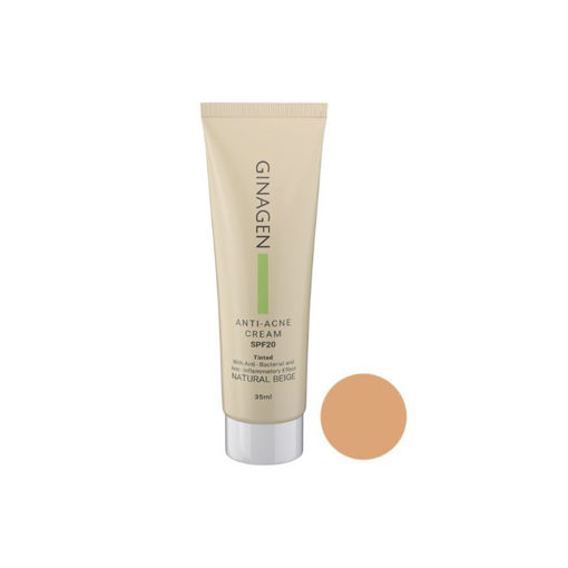 کرم ضد جوش رنگی ژیناژن SPF20