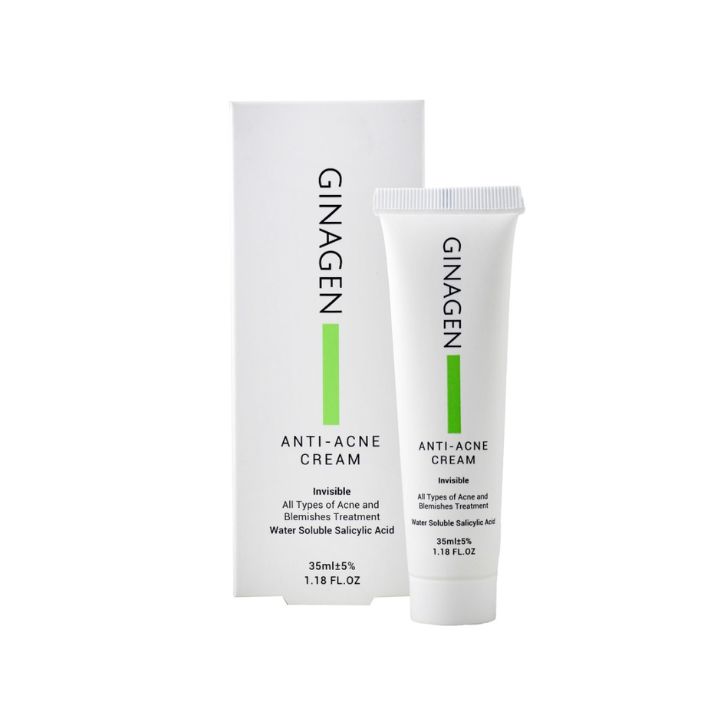 کرم ضد جوش ژیناژن بی رنگ 35ml